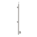 Stainless steel pole for stairs, left AISI304, D42